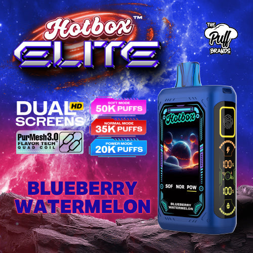 Hotbox Elite 50K Puff Disposable Vape - Blueberry Watermelon