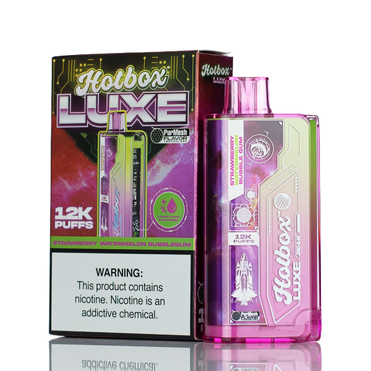 Hotbox™ Luxe Disposable Vape 12K Puffs - Strawberry Watermelon Bubblegum